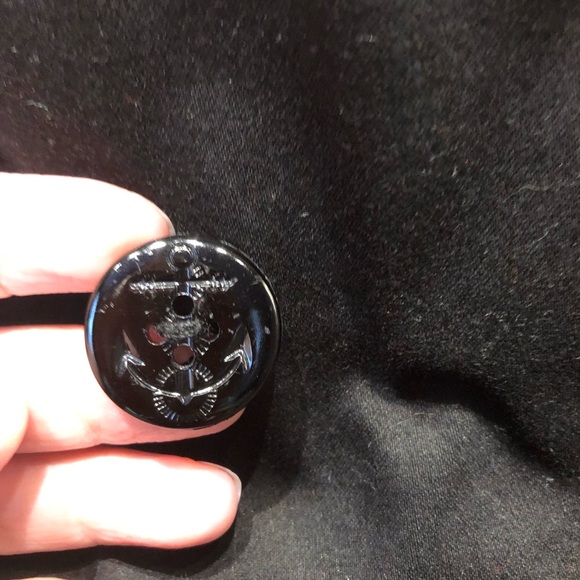 Pinup Black pencil skirt with anchor design - Picture 4 of 5